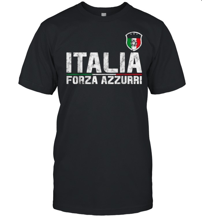 Italy Forza Azzurri Soccer Jersey Italia Flag Football 2021 T- Classic Men's T-shirt