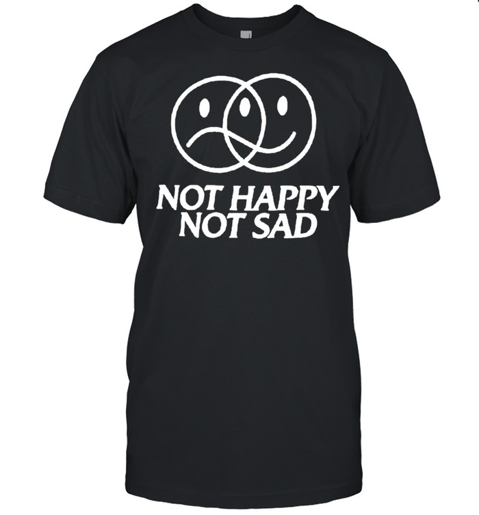 Not happy not sad shirt Classic Men's T-shirt
