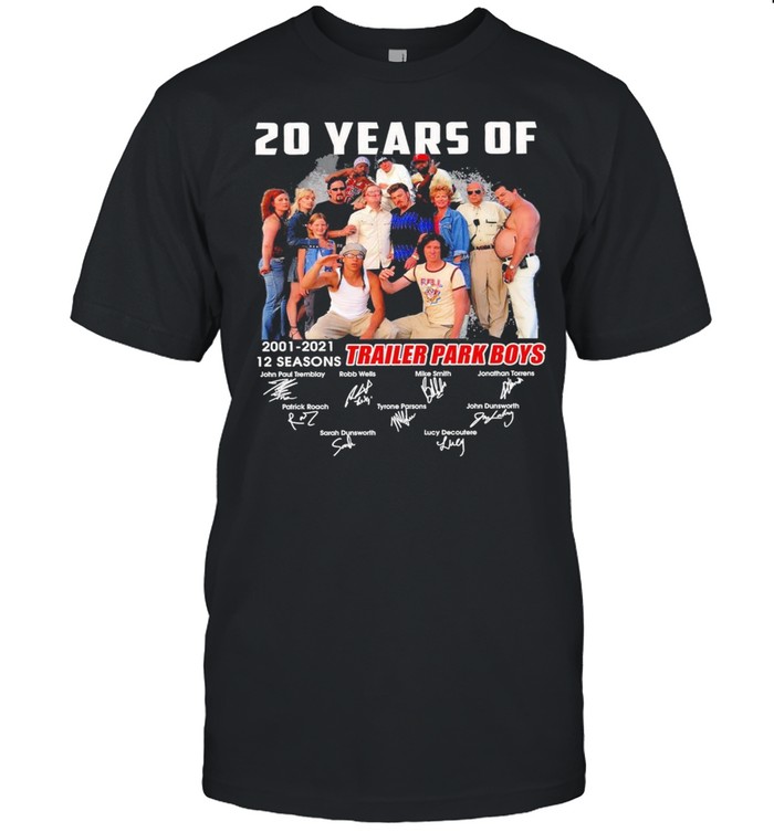 20 years of 2001 2021 12 seasons trailer park boys shirt Classic Men's T-shirt