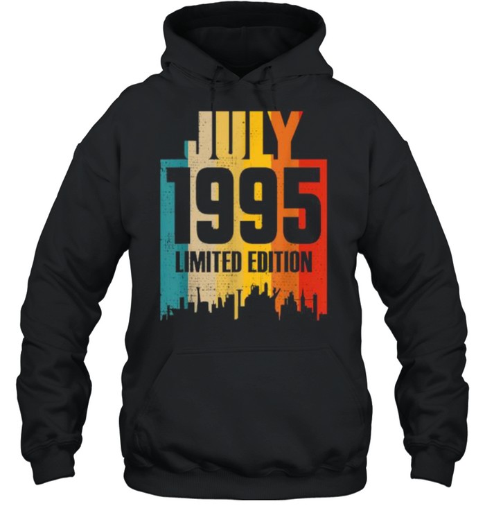 July 1995 Limited Edition Retro Vintage T- Unisex Hoodie