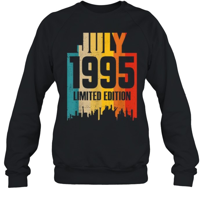 July 1995 Limited Edition Retro Vintage T- Unisex Sweatshirt