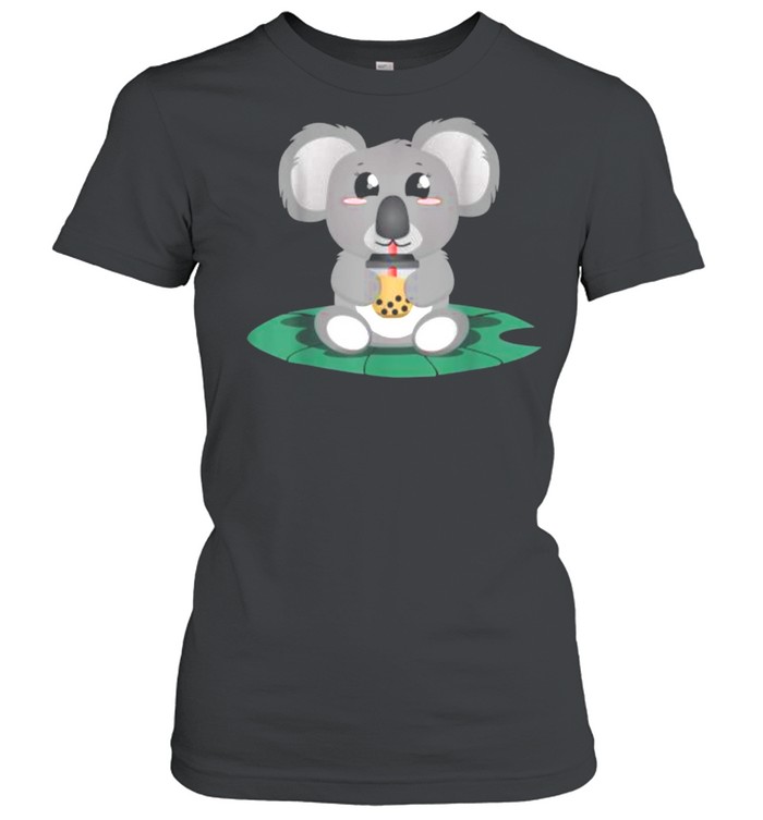 Kawaii Koala Boba Milk tea T- Classic Women's T-shirt