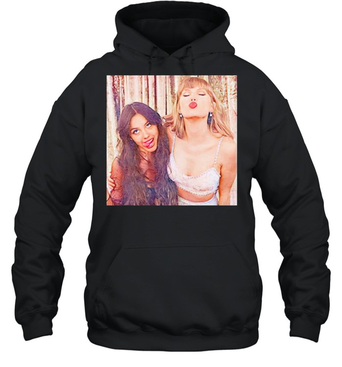 Taylor Swift and Olivia Rodrigo met at the brit shirt Unisex Hoodie