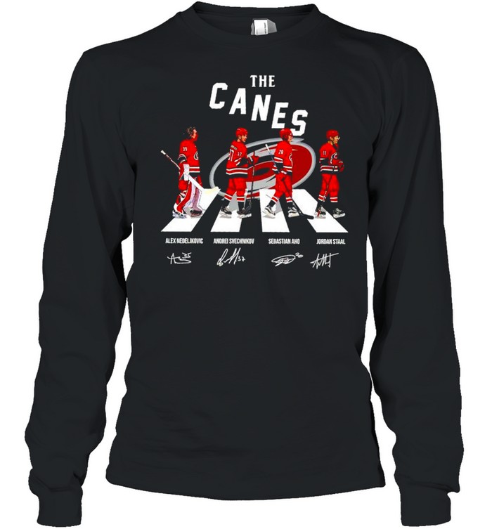 The Canes Abbey Road players signatures shirt Long Sleeved T-shirt