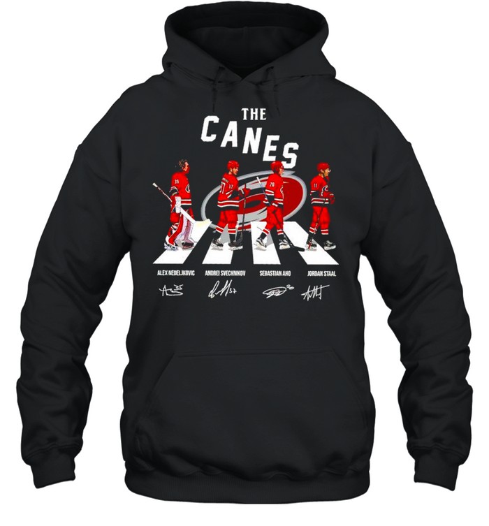 The Canes Abbey Road players signatures shirt Unisex Hoodie