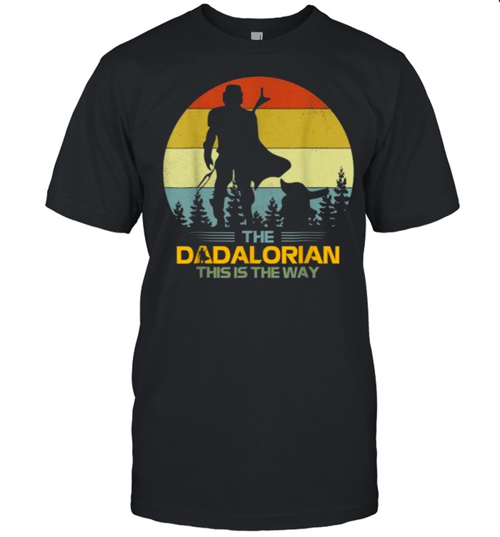 The Dadalorian This Is The Way Father’s Day Vintage T- Classic Men's T-shirt