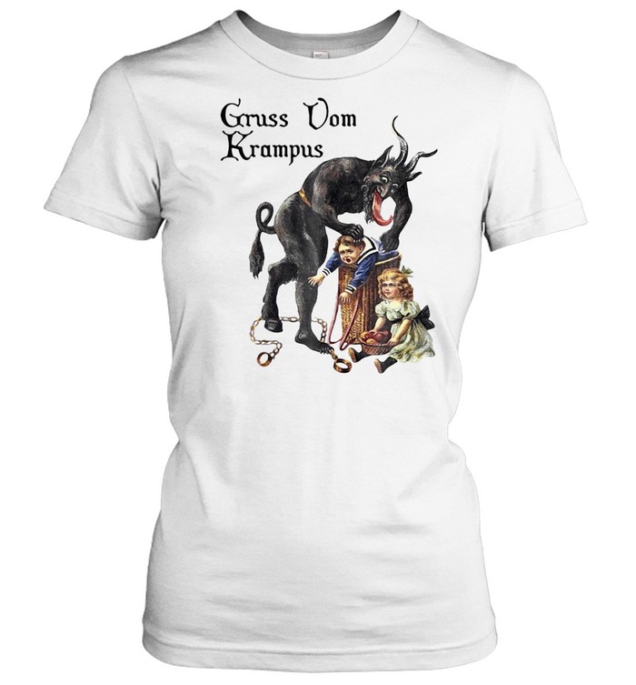 Greetings From Gruss Vom Krampus T-shirt Classic Women's T-shirt