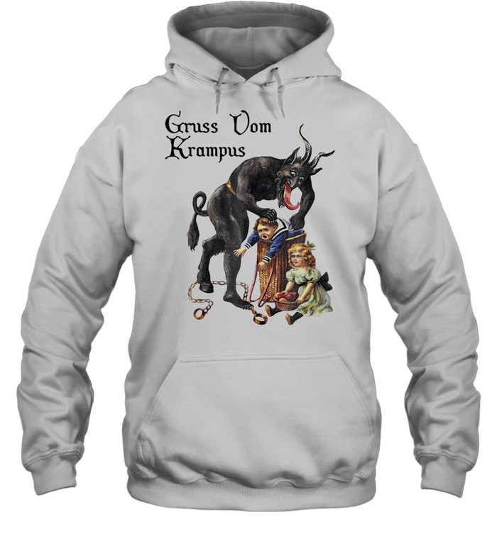 Greetings From Gruss Vom Krampus T-shirt Unisex Hoodie