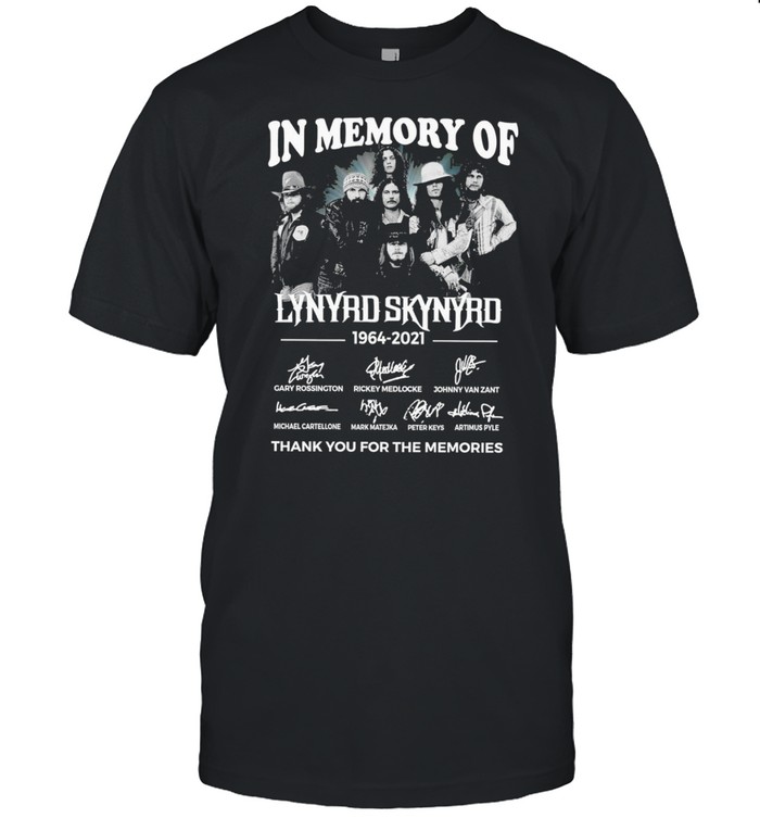 In memory of lynyrd skynyrd 1964 2021 thank you for the memories shirt Classic Men's T-shirt