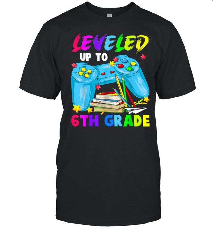 Leveled Up To 6th Grade Back To School Level Unlocked shirt Classic Men's T-shirt