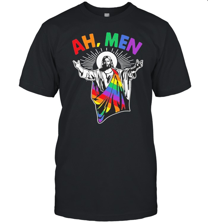 LGBT Jesus Ah Men t-shirt