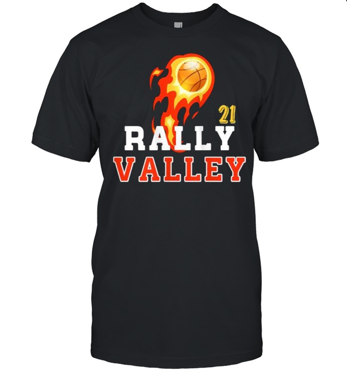 Rally In The Valley Phoenix Flaming Basketball Retro Sunset T- Classic Men's T-shirt