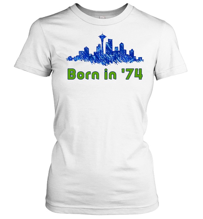 Seattle Sounders City Born In 74 T-shirt Classic Women's T-shirt