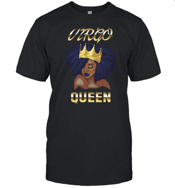 Virgo Queen Born In August-September Black Queen Birthday T-shirt Classic Men's T-shirt