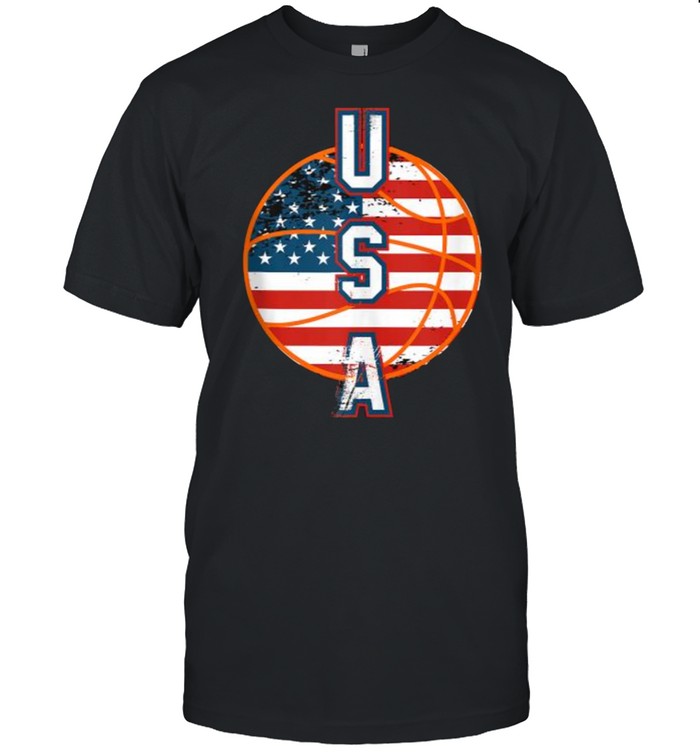 Basketball team flag USA T- Classic Men's T-shirt