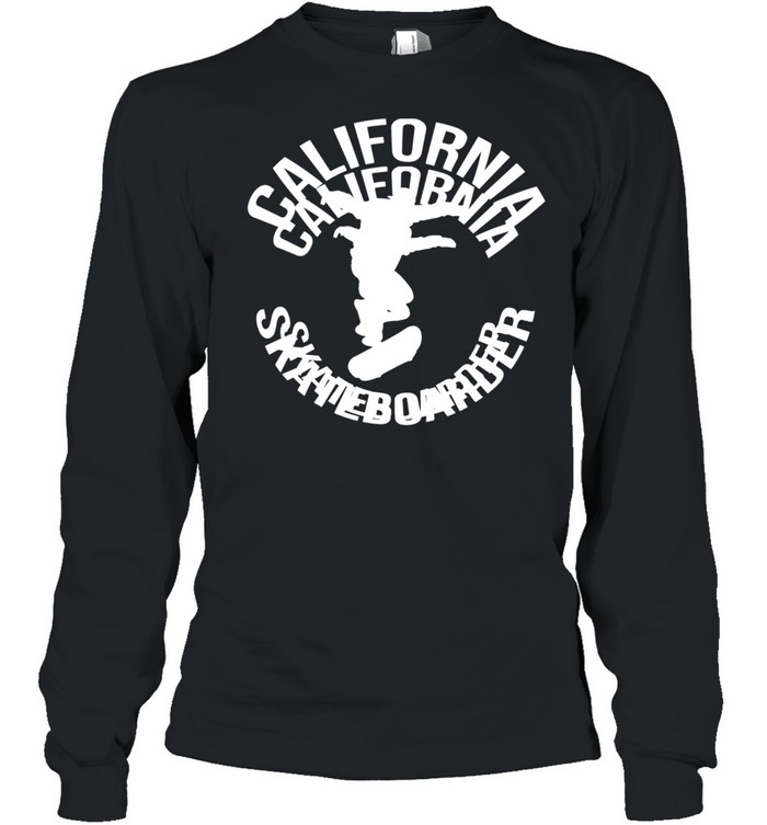 California Skateboarder shirt Long Sleeved T-shirt