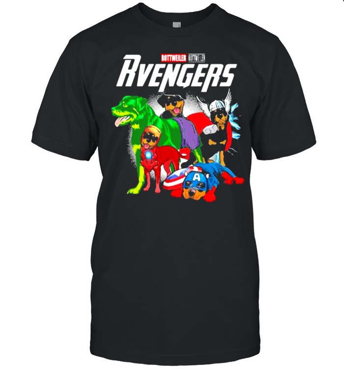 rottweiler avengers shirt