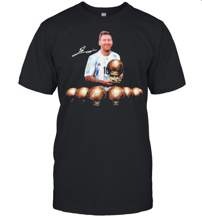 Messi soccer goldball signature shirt Classic Men's T-shirt