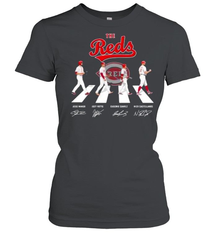 The reds abbey road signatures shirt Classic Women's T-shirt