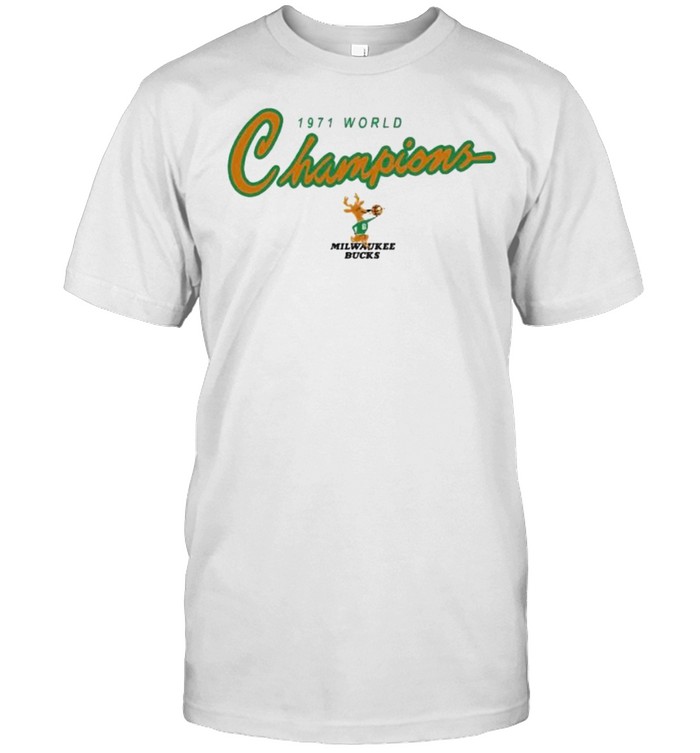 1971 World Champions Milwaukee Bucks shirt