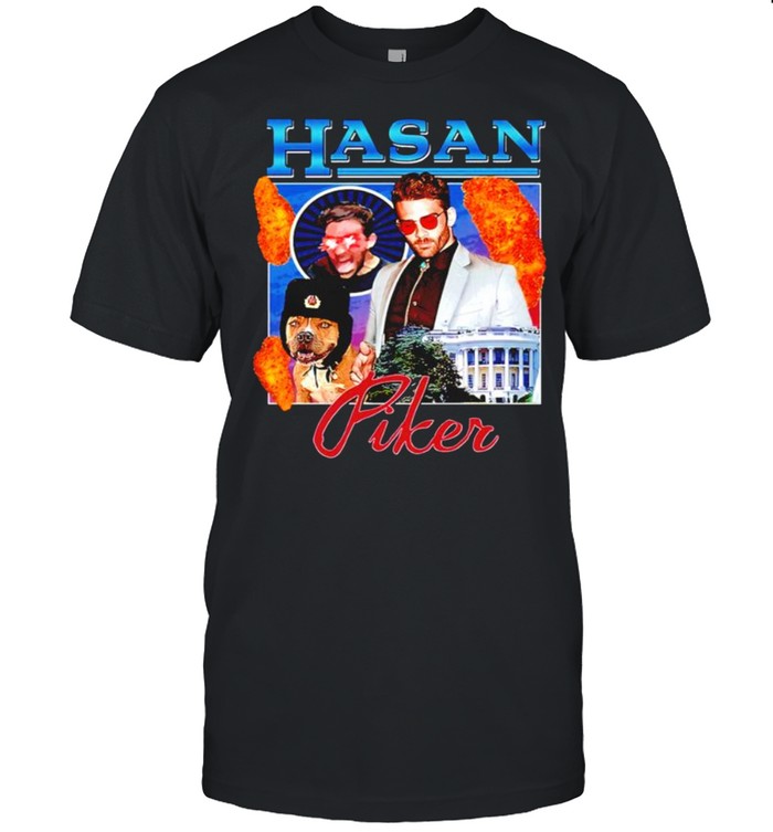 Hasan Piker with dog shirt Classic Men's T-shirt