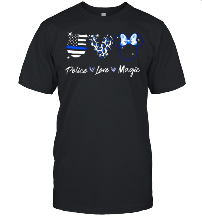 Police Love Magic American Mickey  Classic Men's T-shirt