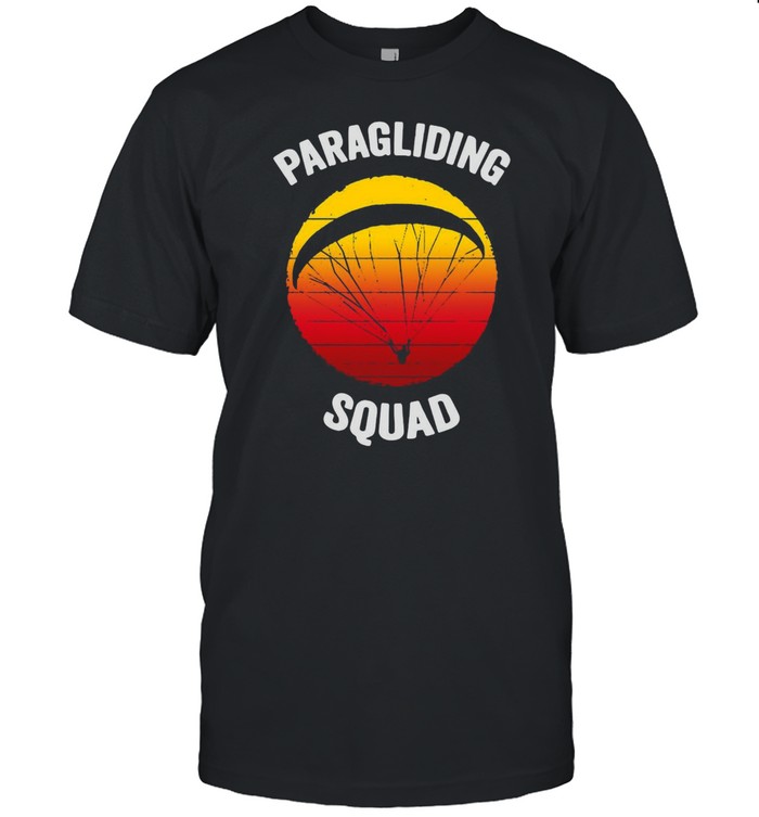 Flying Parachute Paragliding Squad Vintage T-shirt Classic Men's T-shirt