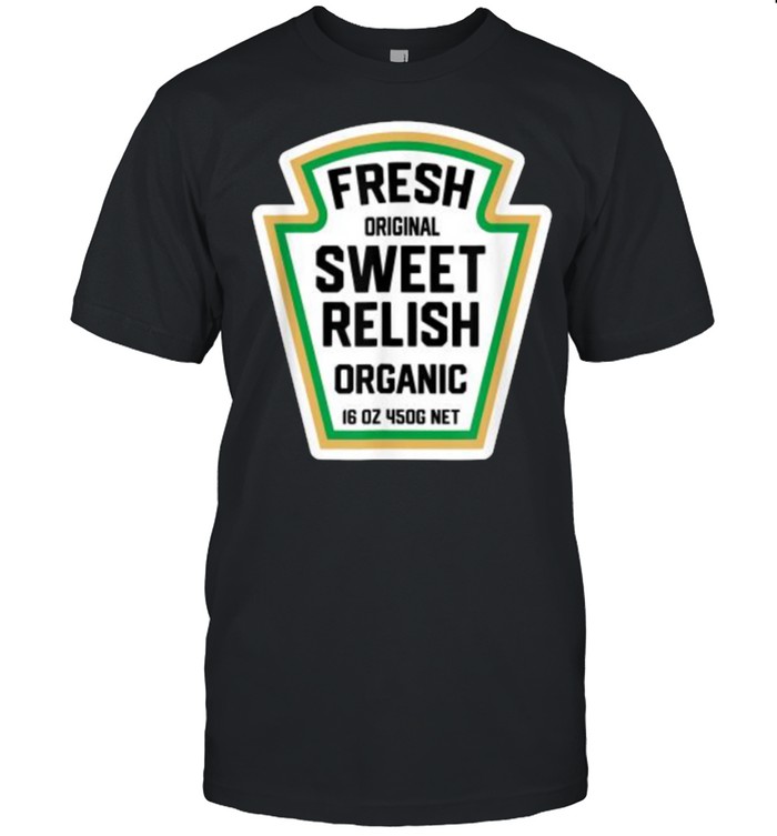 Fresh Original Sweet Relish Organic Halloween Pickle Bottle Label T- Classic Men's T-shirt