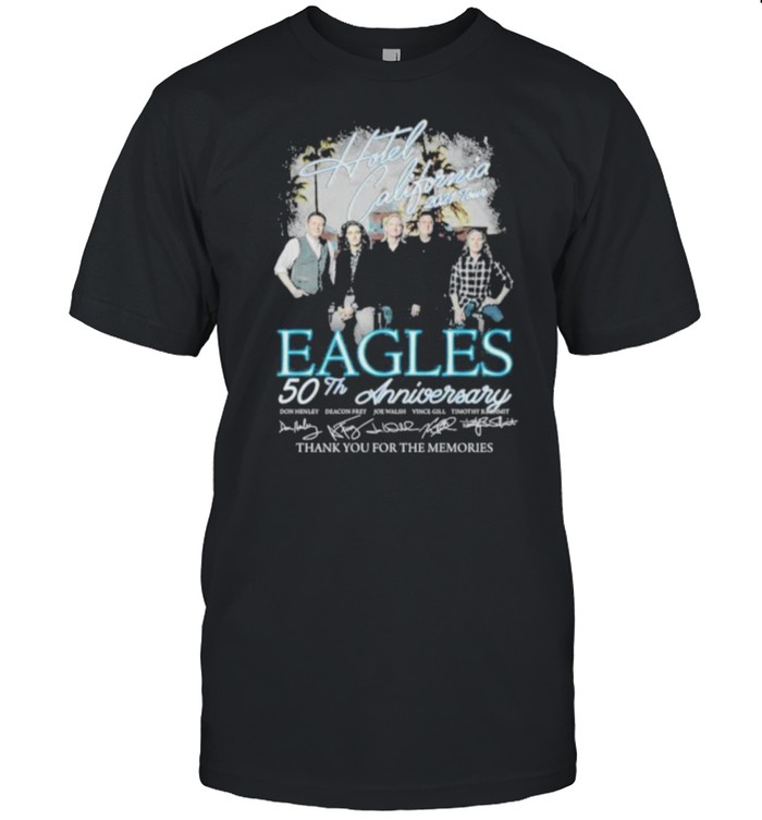 Hotel California 2021 Tour Eagles 50th Anniversary Thank You For The momories Classic Men's T-shirt