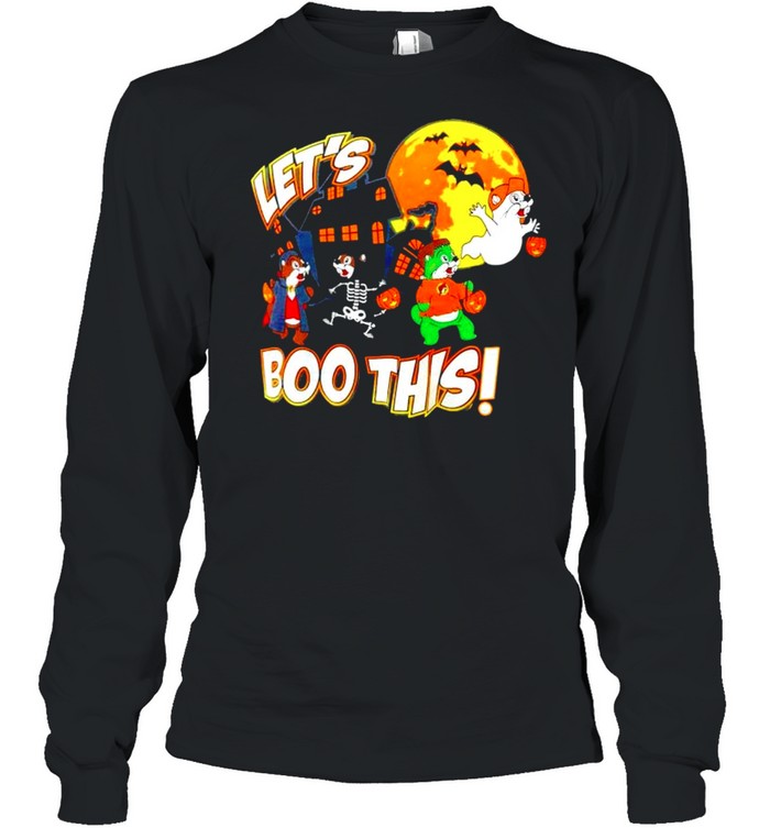 Halloween lets boo this shirt Long Sleeved T-shirt