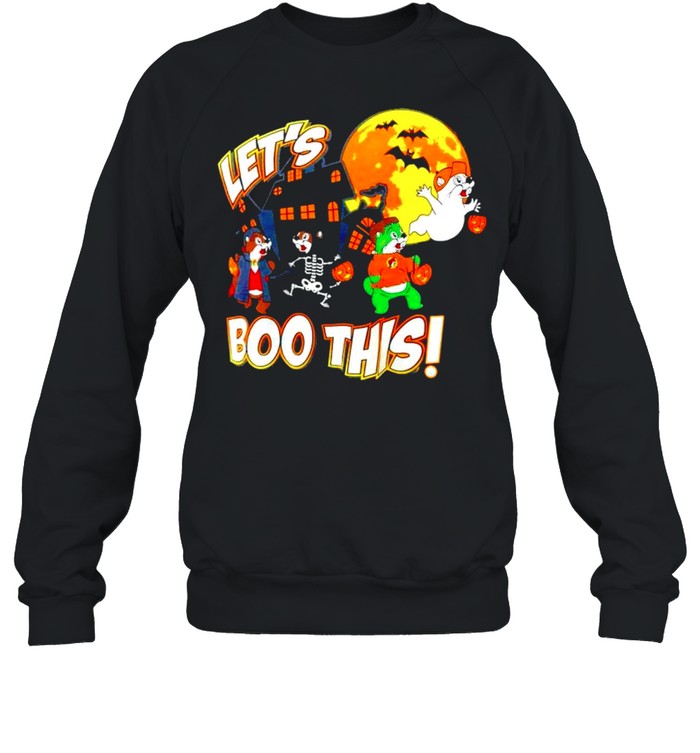 Halloween lets boo this shirt Unisex Sweatshirt