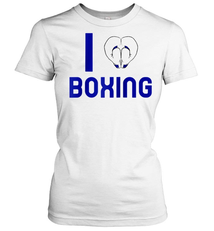 I Love Boxing Beautiful Design shirt Classic Women's T-shirt