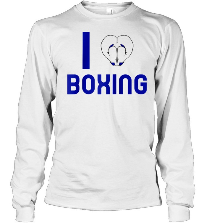 I Love Boxing Beautiful Design shirt Long Sleeved T-shirt