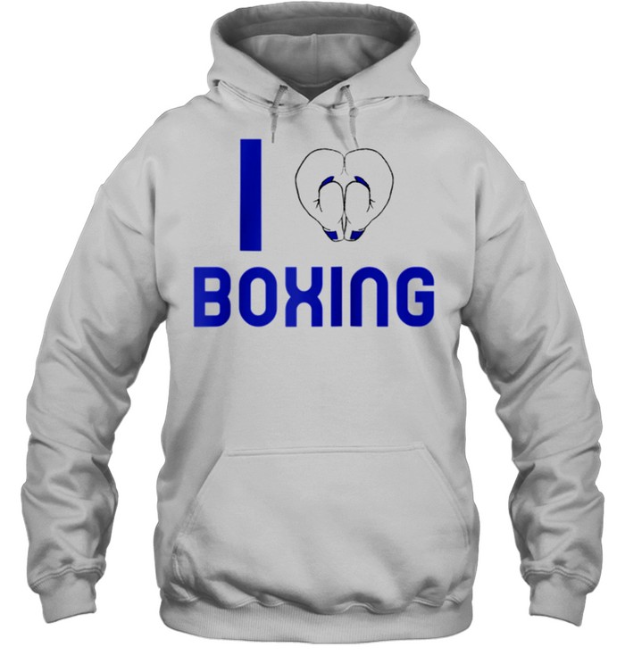 I Love Boxing Beautiful Design shirt Unisex Hoodie