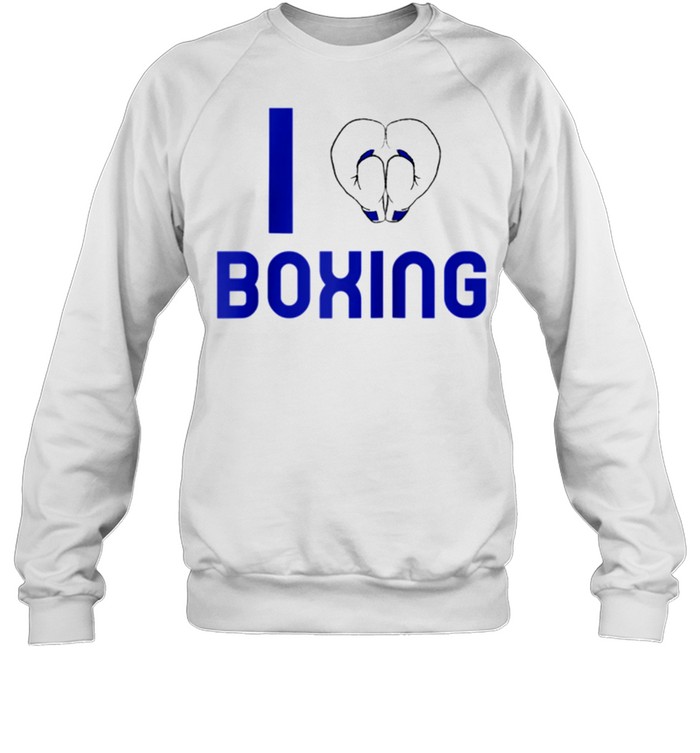 I Love Boxing Beautiful Design shirt Unisex Sweatshirt