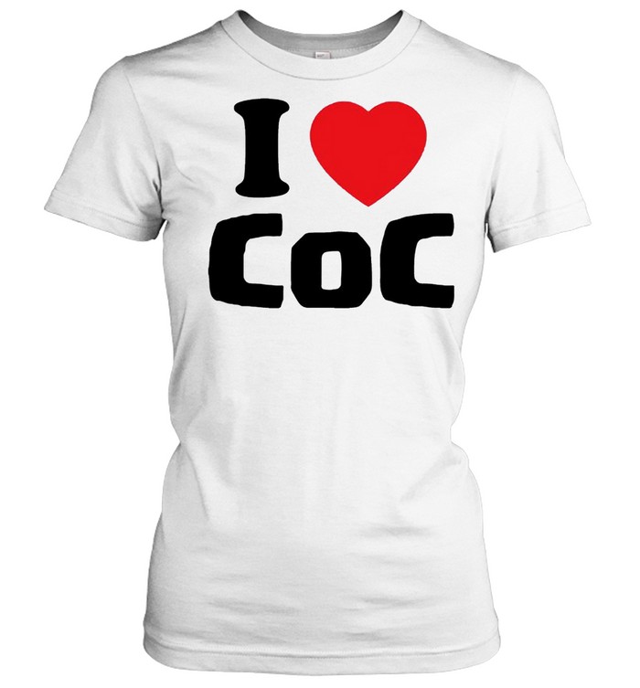 I Love CoC shirt Classic Women's T-shirt