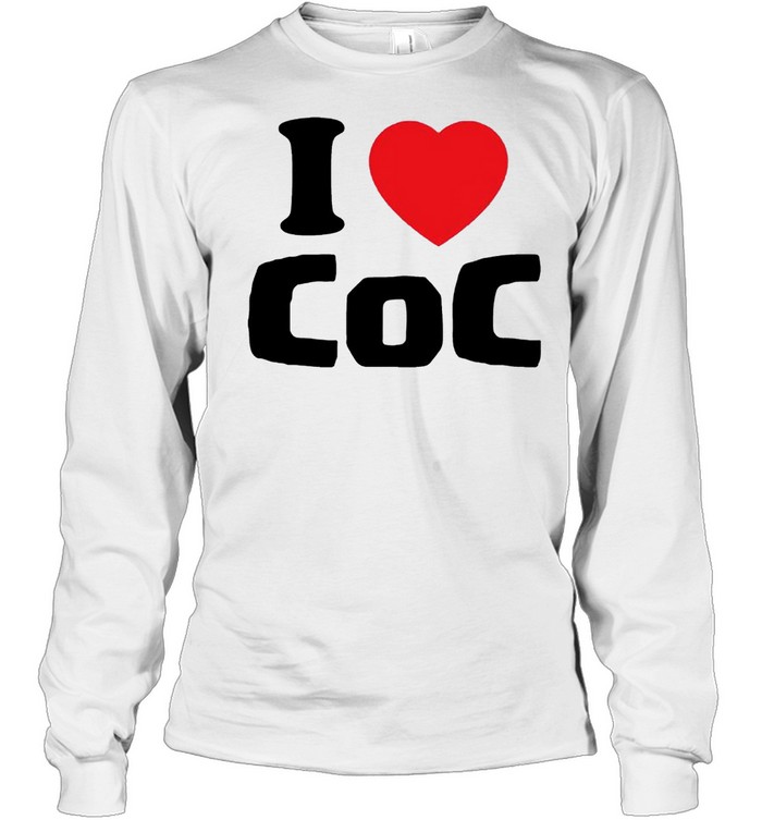 I Love CoC shirt Long Sleeved T-shirt