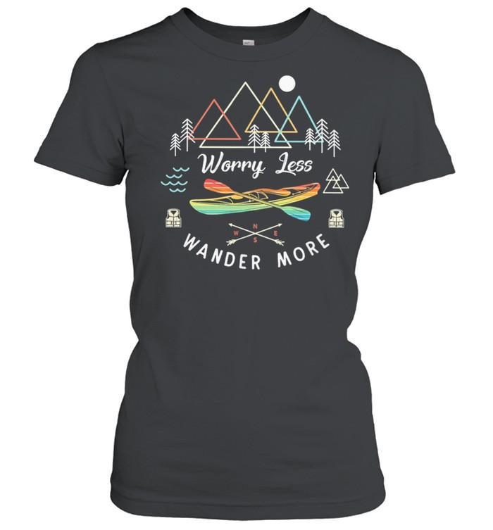 KAYAK Worry Less Wander More shirt Classic Women's T-shirt