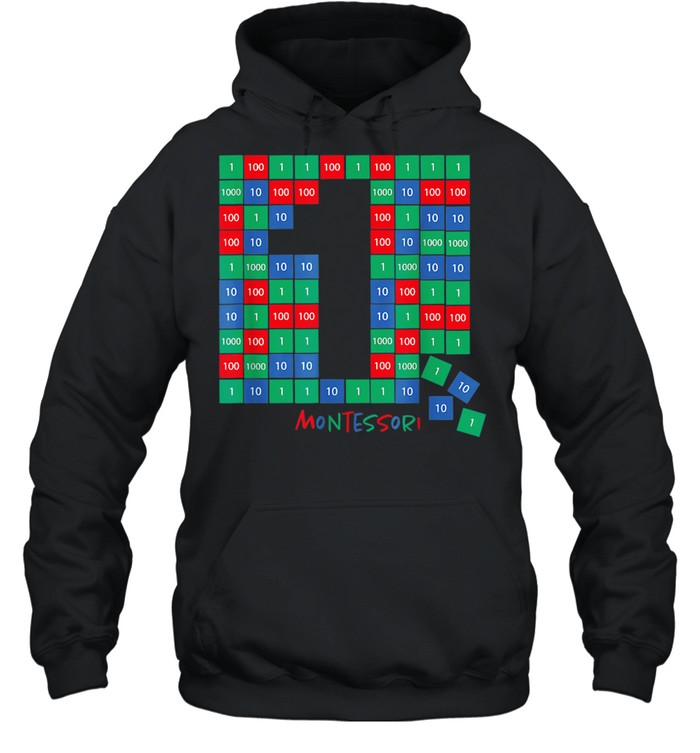 Montessori Math Stamps Montessori Material shirt Unisex Hoodie