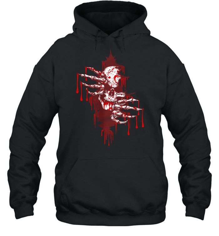 Skull Guns And Roses shirt Unisex Hoodie