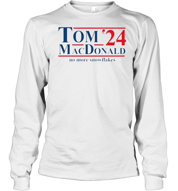 Tom MacDonald 2024 no more snowflakes shirt Long Sleeved T-shirt