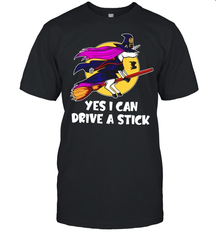 Unicorn witch yes I can drive a stick shirt Classic Men's T-shirt