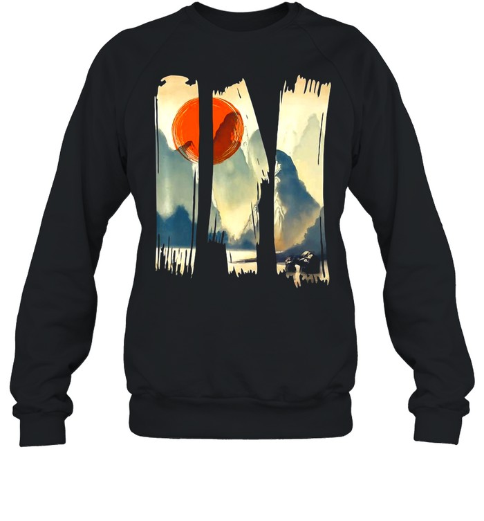 Asian Landscape Beautiful Print Graphic Urban Style T-shirt Unisex Sweatshirt