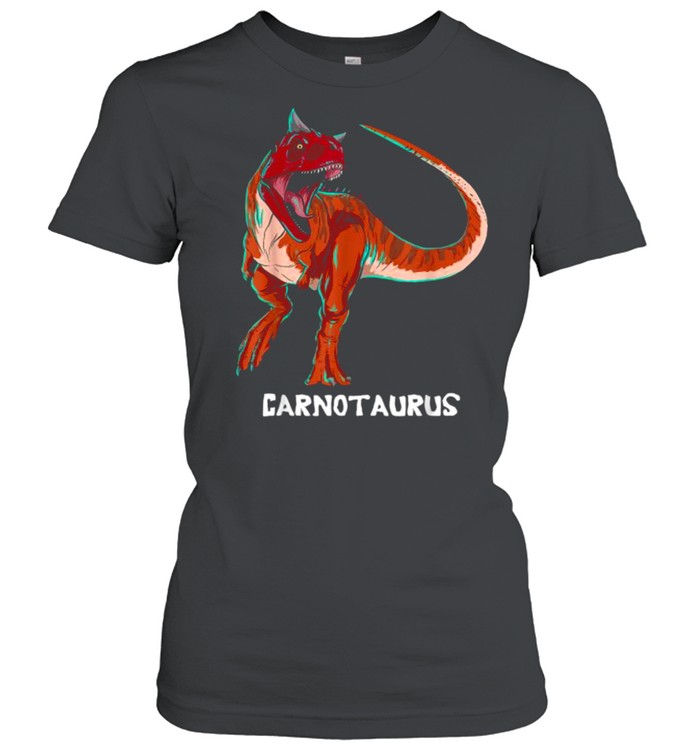 Carnotaurus Dinosaur Design T- Classic Women's T-shirt