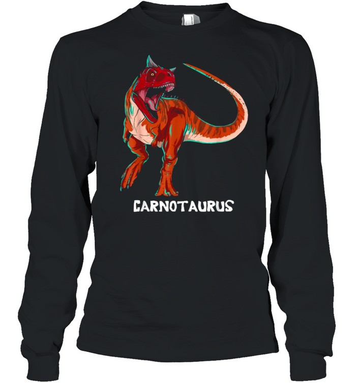 Carnotaurus Dinosaur Design T- Long Sleeved T-shirt