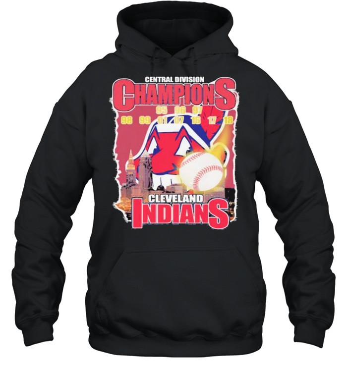 Central division champions cleveland indians shirt Unisex Hoodie