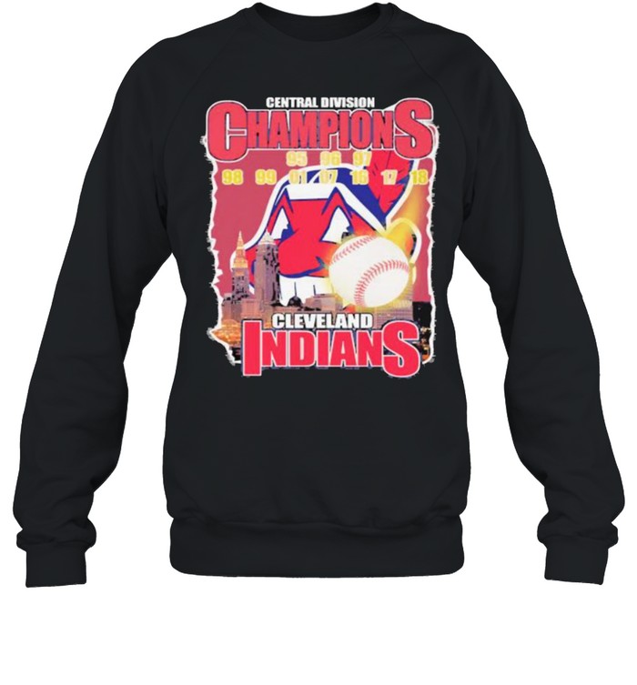 Central division champions cleveland indians shirt Unisex Sweatshirt