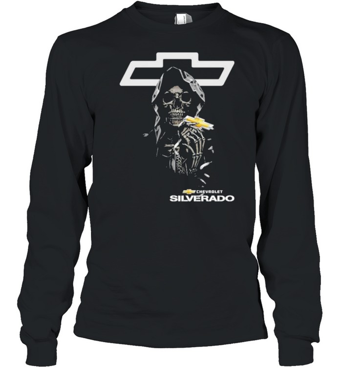 Chevrolet Silverado Skull Long Sleeved T-shirt