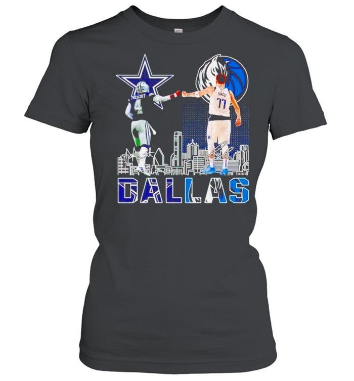 Dallas city champions players Prescott and Doncic shirt Classic Women's T-shirt