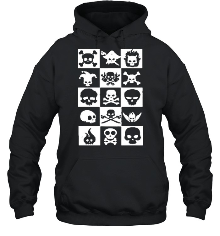 Skull arts of skulls pirate skeleton shirt Unisex Hoodie